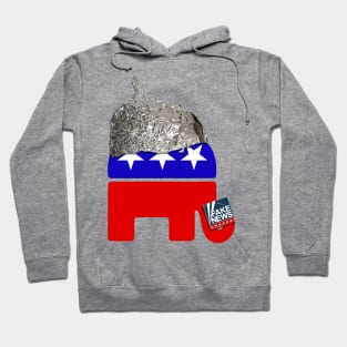 The Conspiracy Party Republican Tin Foil Hat Club Hoodie